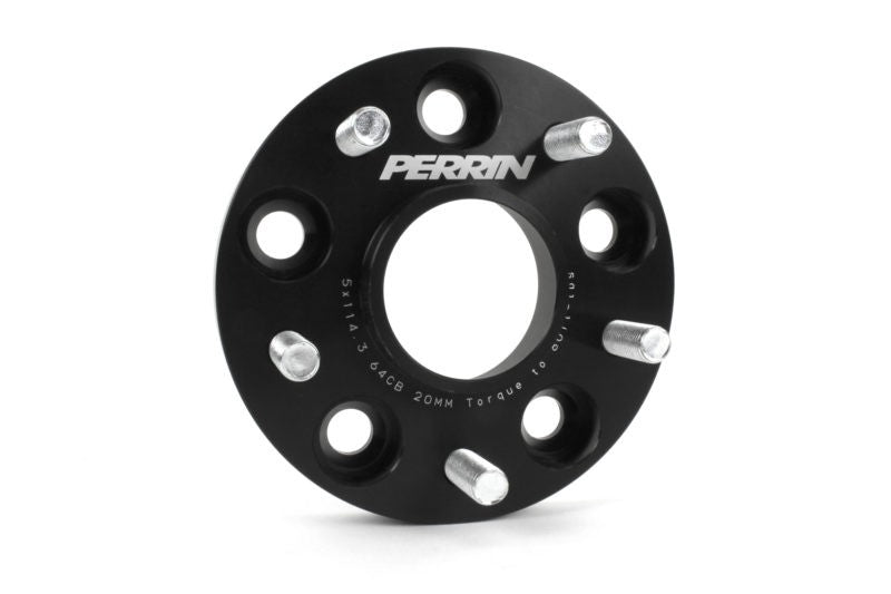 Perrin 5x114 20mm Black Hub-Centric Wheel Spacers (Pair) 