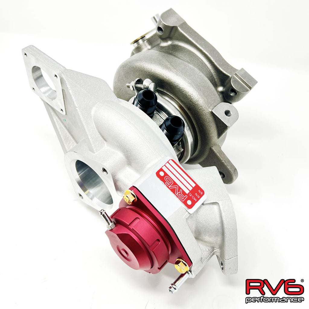 RV6 R660 Red Ball Bearing Turbo for FK8/FL5/DE5 2.0T with Bypass Valve