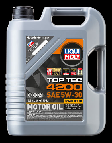  Liquimoly 2004 5W-30 Top Tec 4200 Motor Oil, 1 L, 6