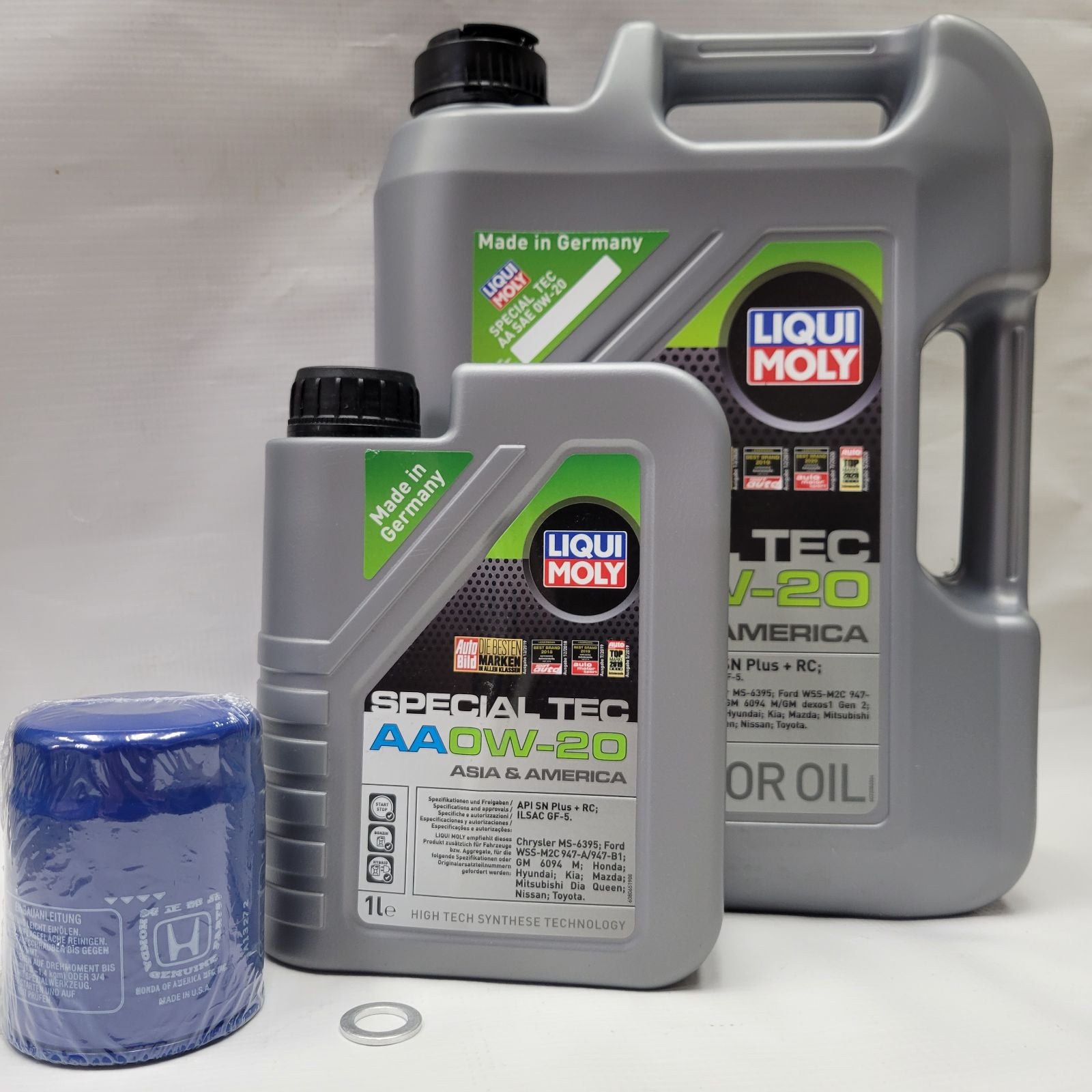 USR 2017+ Civic Type R Oil Change Package - Liqui Moly 0W-20 AA ...