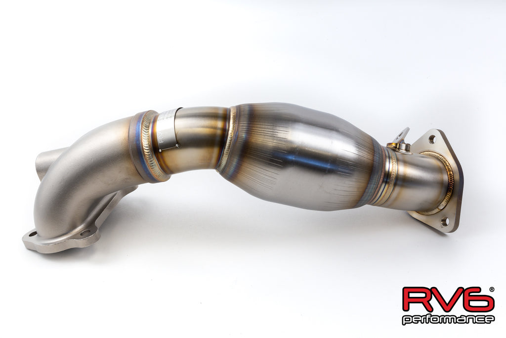 RV6™ Catted Downpipe for 16-21 Civic 2.0L (Sedan, Coupe)